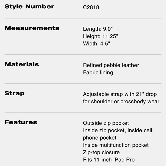 Women’s Coach Val Duffle bag in Redwood refunded pebble leather NWT. 9x11.5x4.5 - Picture 8 of 16